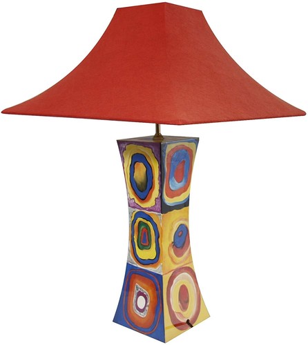 Lampada tavolo astratto - lampada, tavolo,