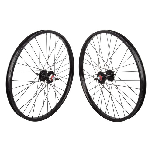 Set ruote bici bmx - bici, black