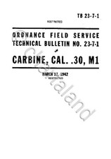 ESERCITO USA Carabina Winchester 0,30 M1 1942 (eng) (TM2371) DT - DVD