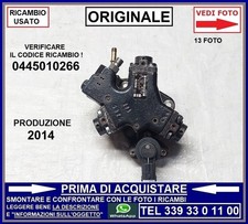 POMPA ALTA PRESSIONE DIESEL PUNTO EVO QUBO FIORINO PANDA 500L DOBLO 1.3 MJT 2
