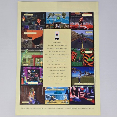 Console 3do pubblicità - 3do, pubblicità/poster