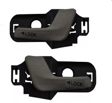 COPPIA MANIGLIE INTERNE PER FIAT STRADA DAL 2005- DESTRA+SINISTRA GRIGIO grafite