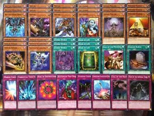 Yugioh Drago Zombie Occhi Rossi Mazzo 40 Carte Mezuki Gozuki Uni-Zombie Goblin Mondo