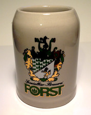 BOCCALE TRADIZIONALE da BIRRA - FORST - Ceramica 0,5 l VINTAGE - RASTAL  Germany