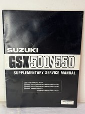 Supplemento Manuale Officina Istruzioni per la Manutenzione Suzuki GSX500/550