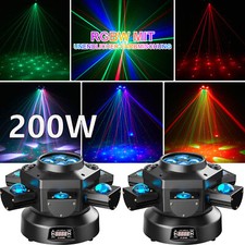 2 pz LED 6 bracci fascio laser