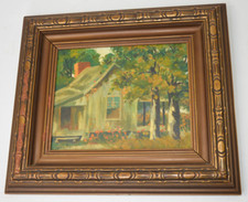 Casale dipinto olio