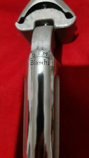 REGGISELLA STM BIANCHI CROMATO LUCIDO SEATPOST 27.2 TIPO CAMPAGNOLO RECORD DESCR