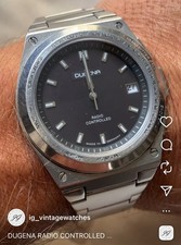 DUGENA radio controlled vintage watch