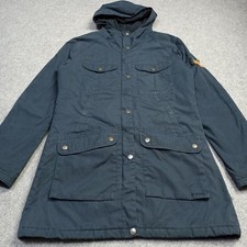 Fjallraven Donna Greenland-Parka TAGLIA S Verde G-1000 Cera Giacca con Cappuccio