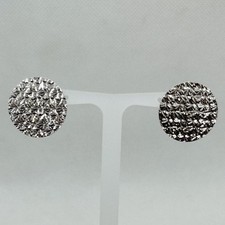 Orecchini bottone Acciaio