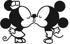 Adesivo decalcomania Topolino
