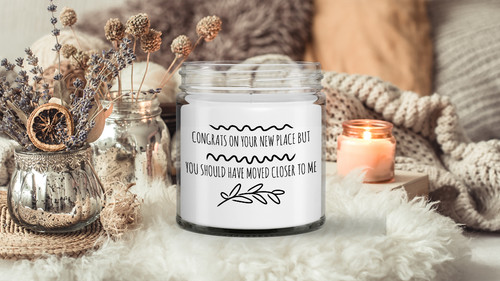 Candela nuova casa regalo - nuova,