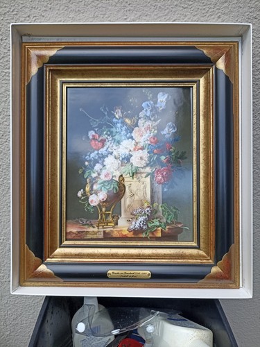 Piatto quadro porcellana