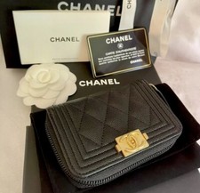 Portafoglio CHANEL BOY Caviale