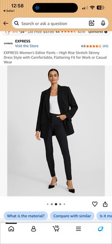 Pantaloni alti skinny - , express