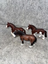 3 cavalli Schleich vintage