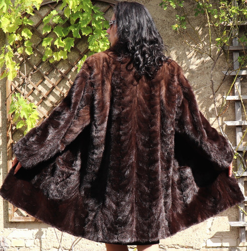 Visone cappotto pelliccia - cappotto,