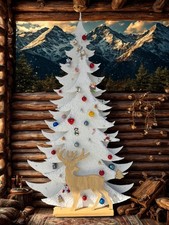 Alberto di Natale legno, su 3