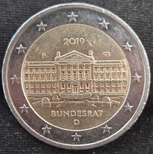 2 Euro Münze Bundesrat D 2019