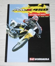 Suzuki Japan Brochure RMZ450 Yoshimura Racing Kit Parts
