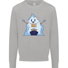 Felpa Uomo Con Iceberg E Nave Free Hugs