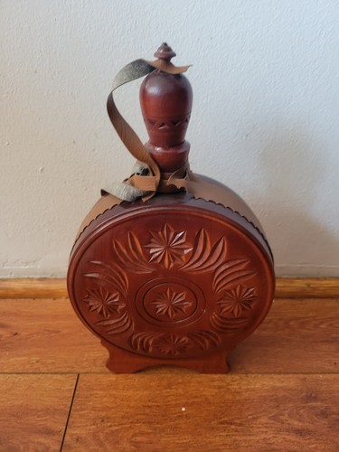 Vintage carved wooden water - vintage,