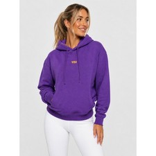 Felpa con cappuccio viola BTS