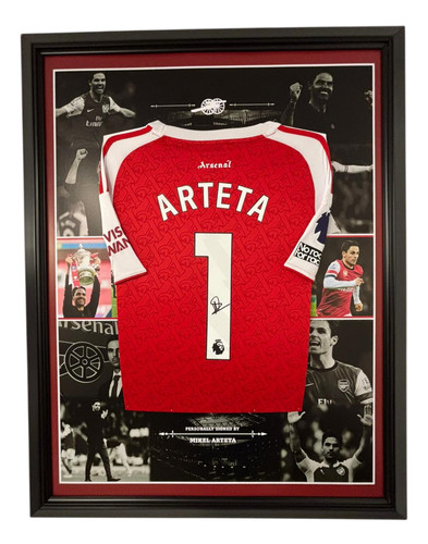 Maglia firmata mikel arteta - maglia,
