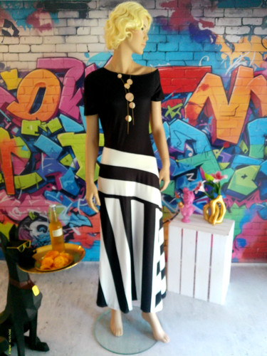 Abito lungo alla moda design - abito, moda,