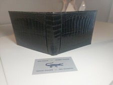 Portafoglio uomo vera pelle Coccodrillo Grigio