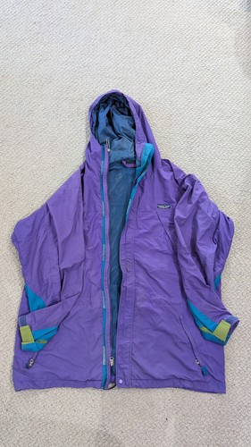Giacca vento parka viola - a,