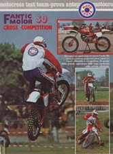 advertising TEST MOTO FANTIC 80 CROSS COMP. 82 MOTOITALIANE MOTOCROSS MX VINTAGE