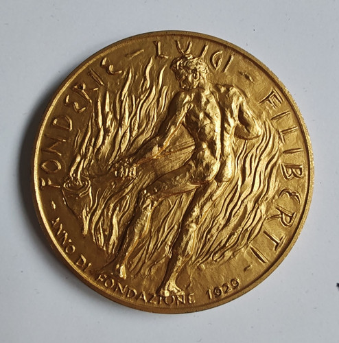 Medaglia bronzo italiana - medaglia,
