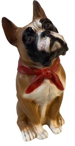 Statua statuina cane boxer
