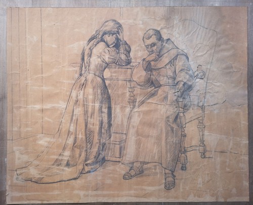 Disegno antico ambito giuseppe - disegno,