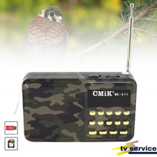 Radio Lettore MP3 Fonofilo Richiamo UCCELLI con Radio RICARICABILE