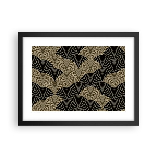 Poster 40x30cm nero oro - poster,