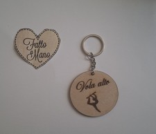 GINNASTA PORTACHIAVI in LEGNO