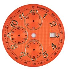 Quadrante chrono VALJOUX 7750 calendario ore 3 diametro 35,00 mm cifre arabe