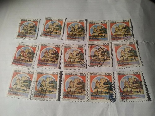 Lotto francobolli castello - francobolli,