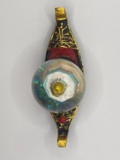 Curio Barca Legno Vetro Mini