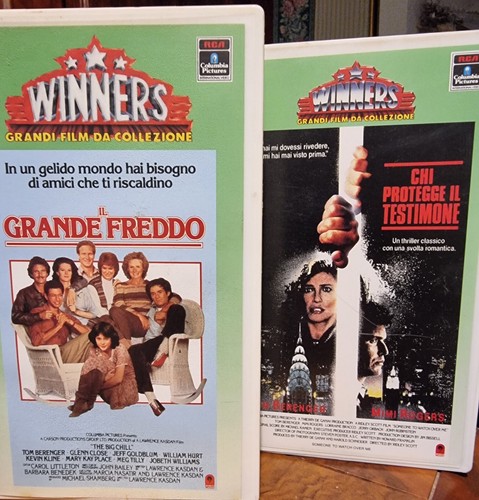 Vhs lotto cinema 5 cassette - lotto,