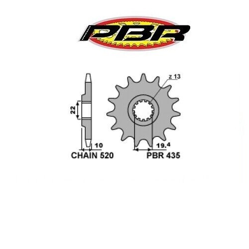 Pignone pbr passo - catena, 520