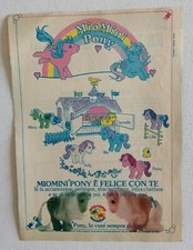 HASBRO MIO MINI PONY MMP PUBBLICITÀ ADVERTISING CM 18,5 X 13  MY LITTLE PONY