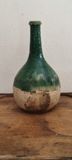 ? Vaso Antico in Terracotta Smaltata Verde – 28 cm x 24 cm – Stile Rustico...