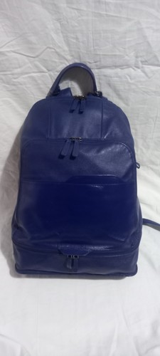 Zaino piquadro blue - blue, pelle