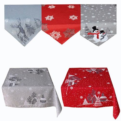 Tovaglia natale ricamo 85x85 - tovaglia,