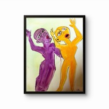 Quadro acrilico astratto 16x20