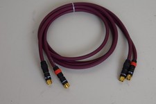 CAVO BURMESTER VIOLA CINCH + NEUTRO PROFESSIONALE SWISS RCA NF 2 X 150 CM HIGH END